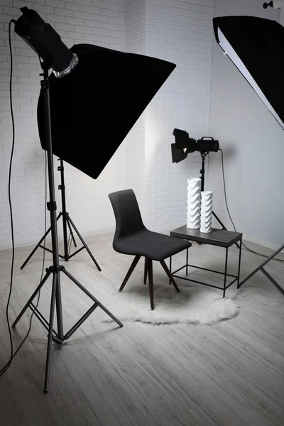 Photo studio with modern interior — Stock Photo, Image