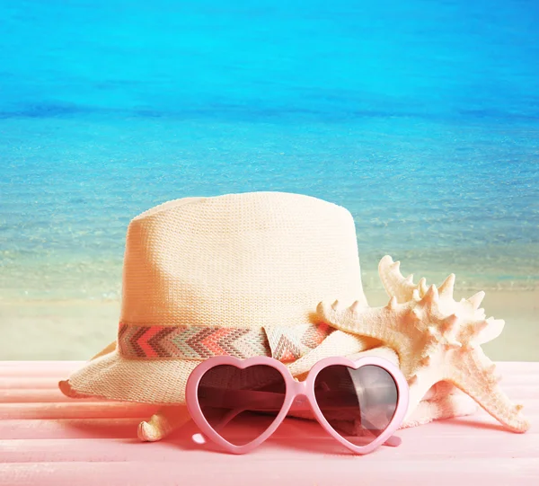 Summer accessories close up — Stock Photo, Image