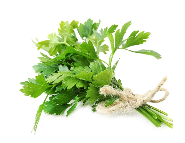 Fresh parsley isolated on white — Stock Photo, Image