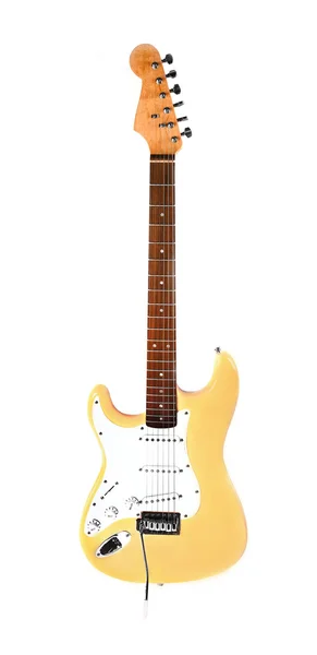 Guitarra elétrica, isolada sobre branco — Fotografia de Stock