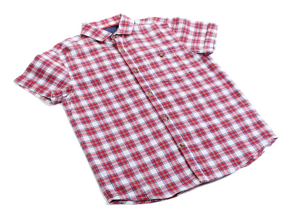 Red plaid shirt — Stock Photo, Image