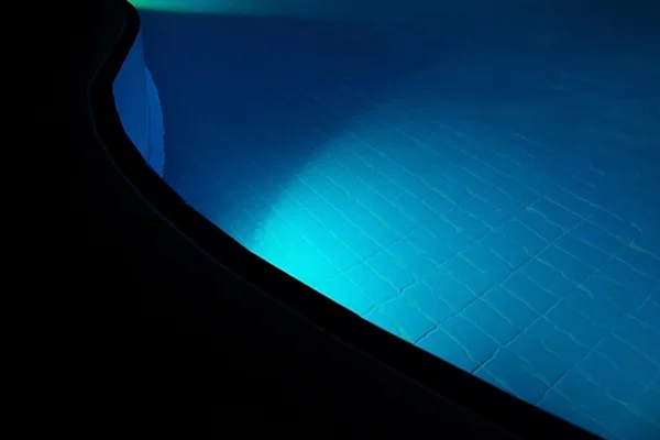 View on swimming pool at night — Stock Photo, Image