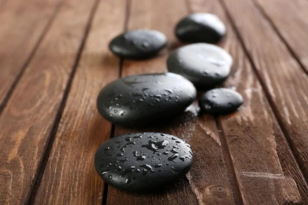 Spa black stones — Stock Photo, Image