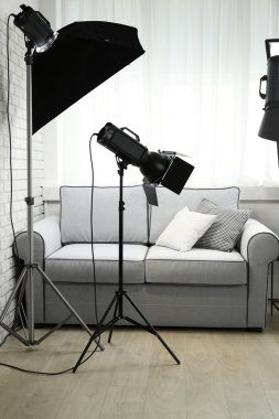 Modern iç ile fotoğraf stüdyosu