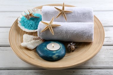 Deniz tarzı spa kompozisyon