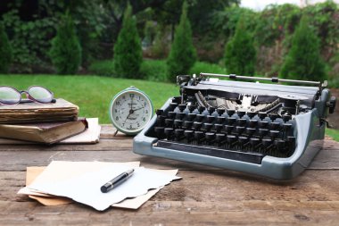 Vintage siyah daktilo