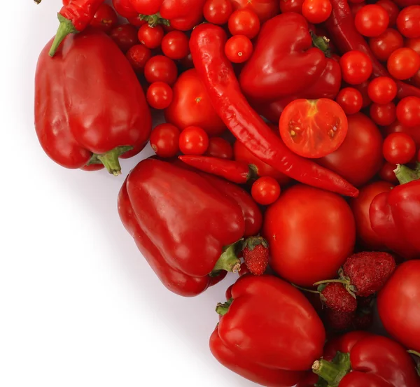 Close-up composition of various raw organic vegetables — Stock Photo, Image