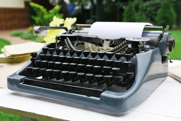 Vintage black typewriter — Stock Photo, Image