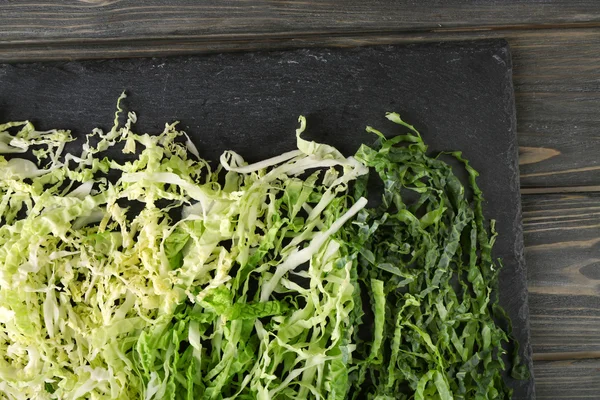 Cut savoy cabbage — Stock Image Cut savoy cabbage Stock Image