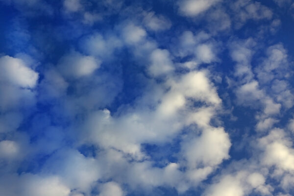 Cloudy blue sky, nature background