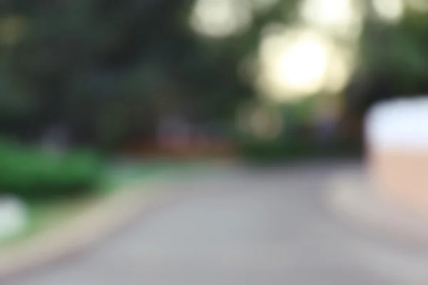 Alley in the park background — Stock Photo, Image