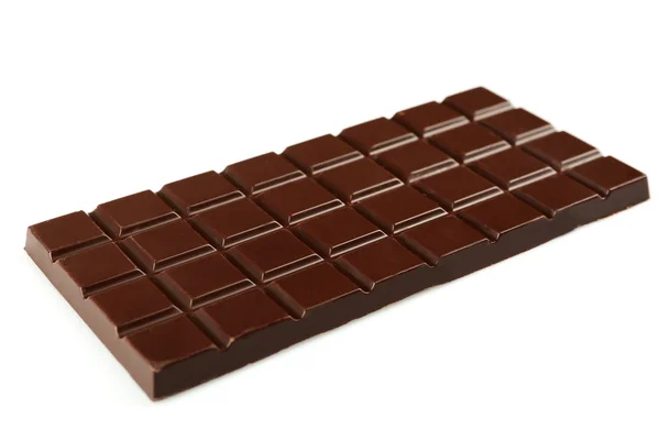 Batonik czekoladowy izolowany na białym — Zdjęcie stockowe