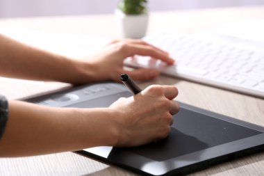 El çizimi Grafik Tablet