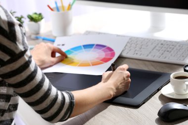 El çizimi Grafik Tablet