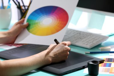 El çizimi Grafik Tablet