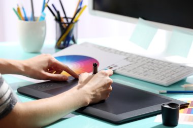 El çizimi Grafik Tablet