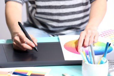 El çizimi Grafik Tablet