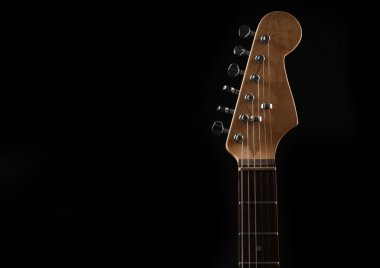 Beyaz elektro gitar parçası