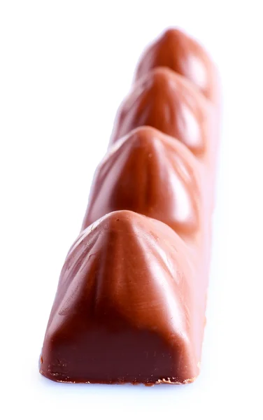 Шоколадная палочка, изолированная на белом — стоковое фото