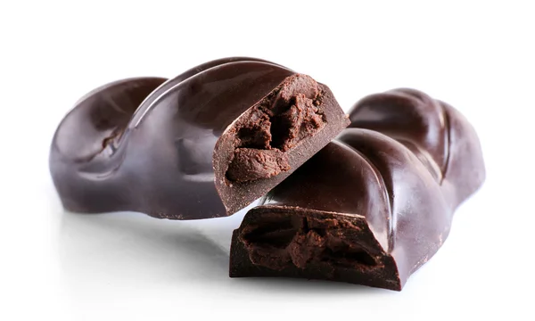 Сломанная шоколадная палка — стоковое фото