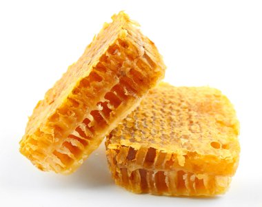 beyaz izole peteğin