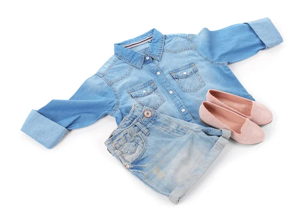 Ropa casual con estilo para niñas — Foto de Stock