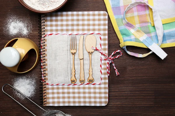 Libro de recetas decoradas —  Fotos de Stock