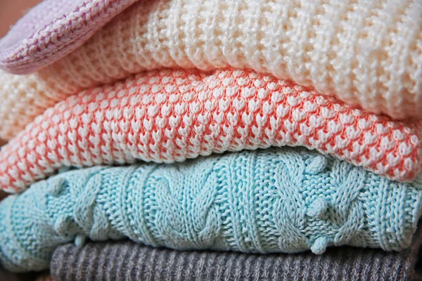 Domácí pletené oblečení — Stock fotografie