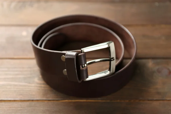 Leather belt with buckle — Stock Photo, Image