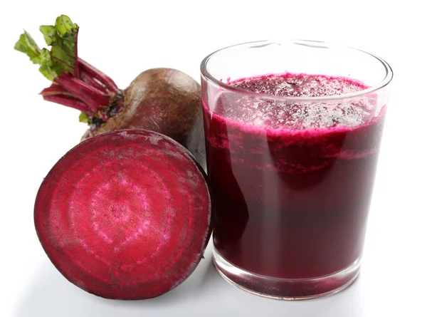 Vaso de jugo de remolacha con verduras — Foto de Stock