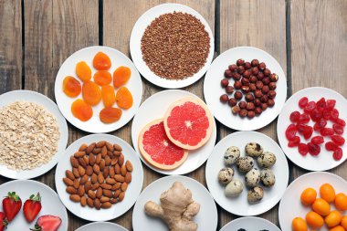 Farklı ürünler üzerinde daireler