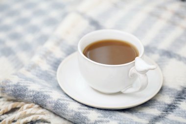 Kahve kanepe oturma odasında