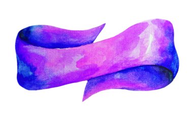 El boyalı şerit renkli izole