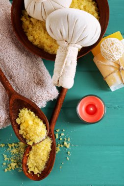 Güzel spa kompozisyonu