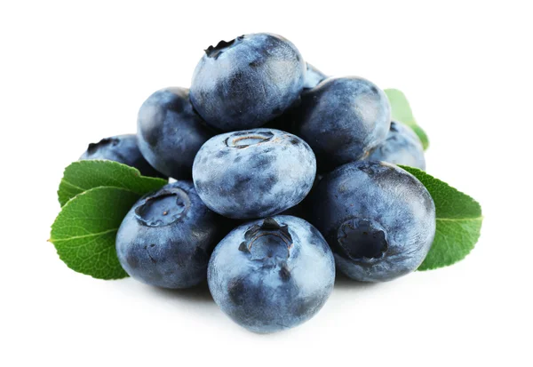 Fresh blueberries isolated on white — Stock Photo, Image