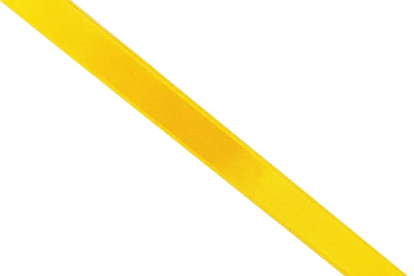 Декоративная жёлтая лента — стоковое фото
