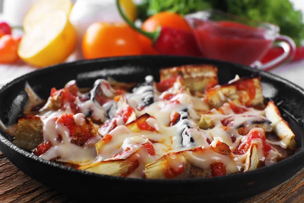 Baked vegetables for breakfast — Stock Photo, Image