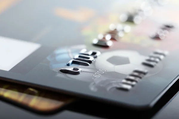 Credit cards close up — Stock Photo, Image