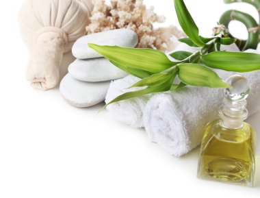 kaplıca tedavisi, beyaz izole güzel kompozisyon