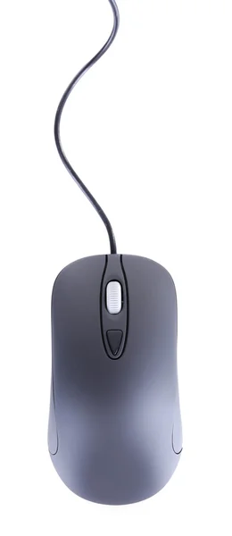 Mysz komputerowa z kabla na białym tle — Zdjęcie stockowe