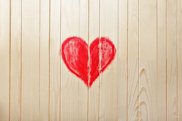 Heart painted on wall — Stock Photo, Image