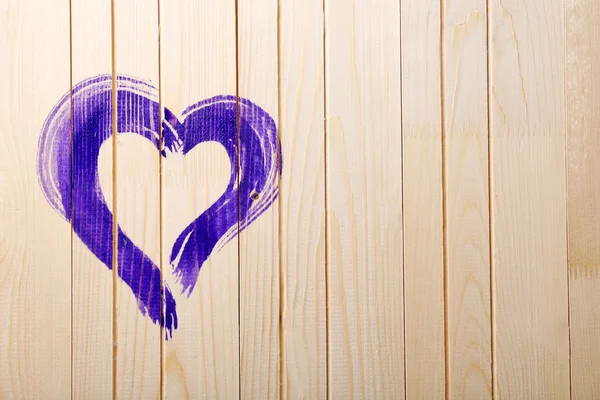 Heart painted on wall — Stock Photo, Image