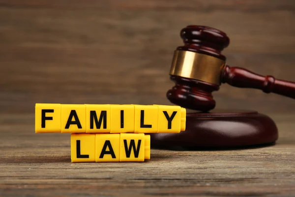 Concepto de derecho de familia . — Foto de Stock