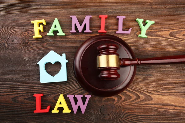 Zákon o rodině koncepce. — Stock fotografie