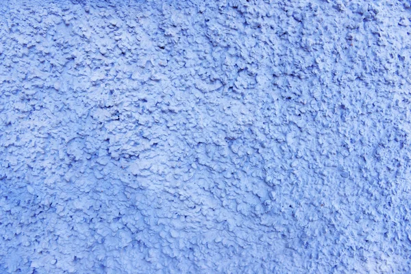 Mur bleu blanchi à la chaux — Photo