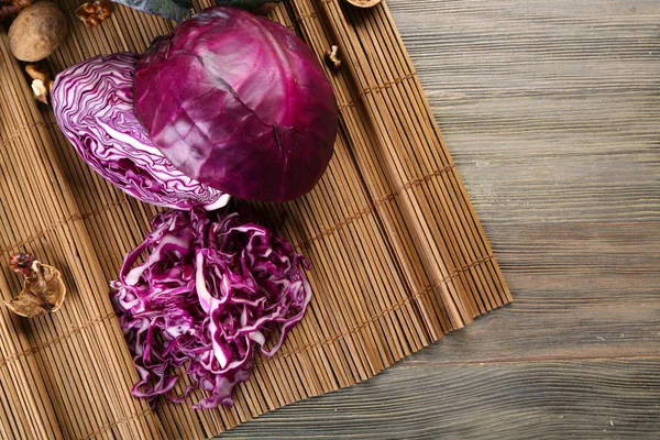 Red cabbage and onion — Stock Photo, Image