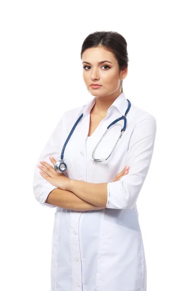 Smiling medical doctor isolated — Stock Photo, Image