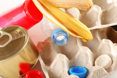 çöp, yığını yakın çekim