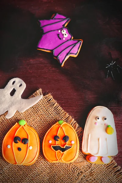 Cookies criativos de Halloween — Fotografia de Stock