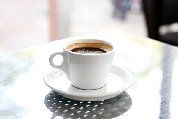 Ízletes kávét a café — Stock Fotó